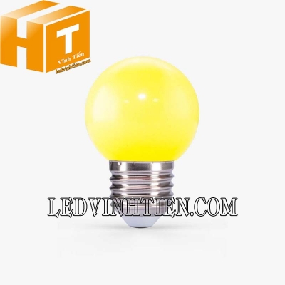 Đèn LED bulb tròn màu vàng A45Y 1W Rạng Đông