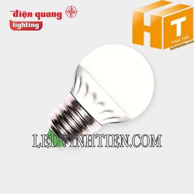LED bulb tròn thân sứ LEDBU08 2W Điện Quang