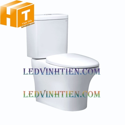 Bàn Cầu Hai Khối Nắp Êm CD1341