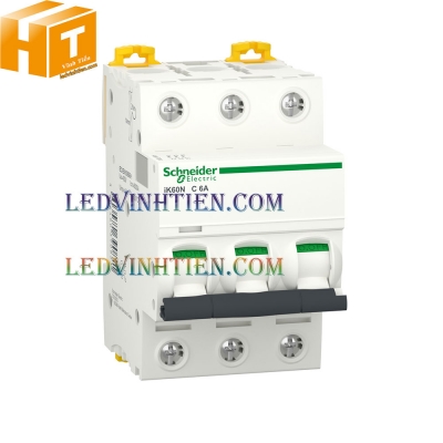 Cầu dao Schneider MCBs Acti9 3P 6A