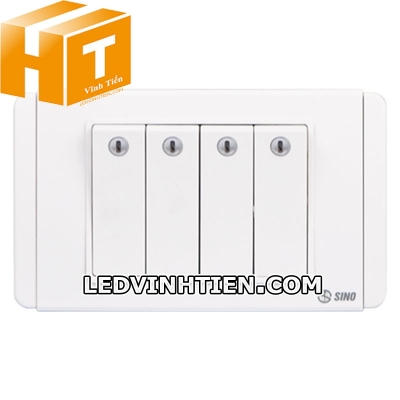 Công tắc bốn 2 chiều S68DMN4 Sino