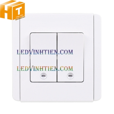 Công tắc dọc 2 chiều màu trắng Schneider