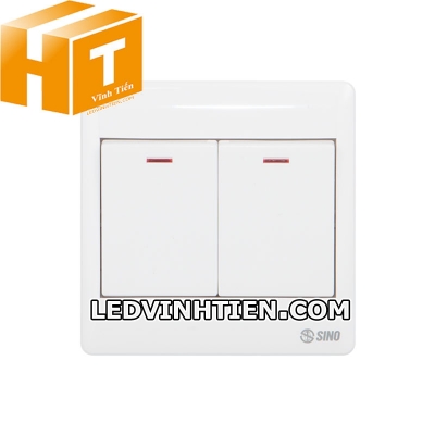 Công tắc đôi 2 chiều S982D2 Sino Vanlock