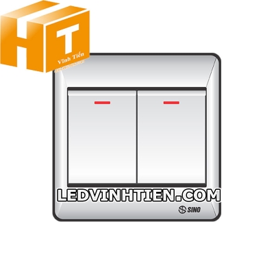 Công tắc đôi 1 chiều S982N1R Sino Vanlock