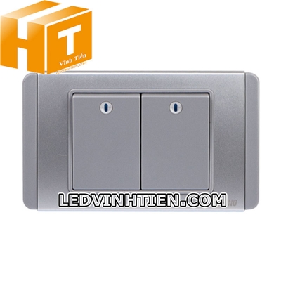 Công tắc đôi 1 chiều S68DG2 Sino