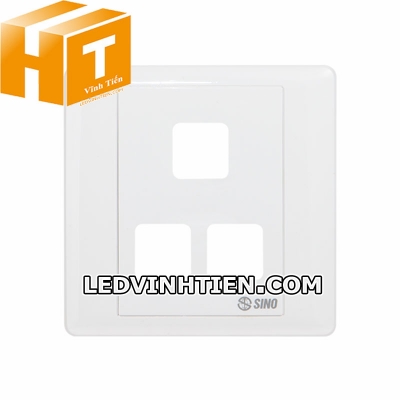 Mặt công tắc 3 lỗ vuông S9863/X Sino Vanlock