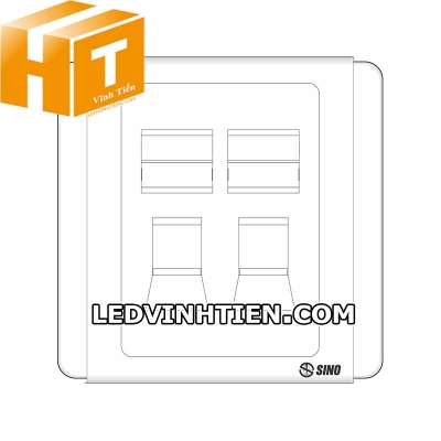 Ổ cắm điện thoại đôi S6632RJ Sino