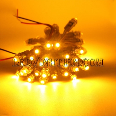 Led đúc F5 5V màu vàng