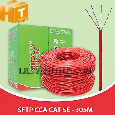 Cáp mạng Aipoo Link CAT5e SFTP CCA