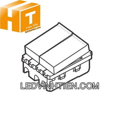 Công tắc kép 1 chiều cỡ trung 16A Sino Vanlock
