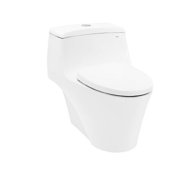 Bàn cầu một khối, nắp đóng êm CW823RAT3