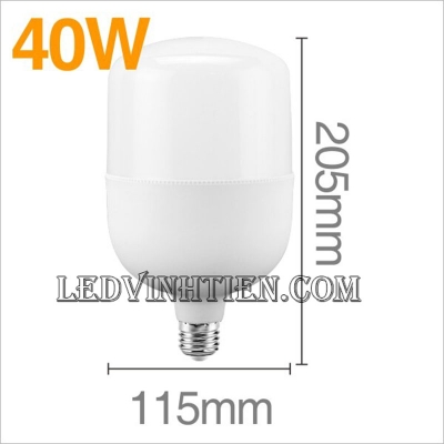 Đèn led búp trụ 40W