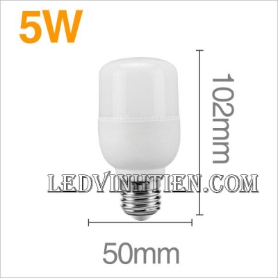 Đèn led búp trụ 5W