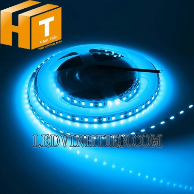 Đèn led dây 2835 12V màu xanh băng