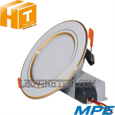Đèn led downlight 3 màu DLV 9W Ø105