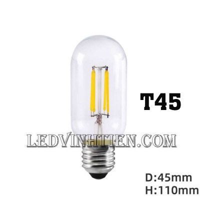 Đèn led edison T45 4w