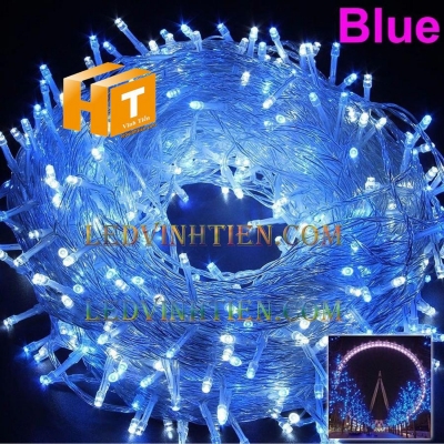 Đèn trang trí noel 100m xanh dương