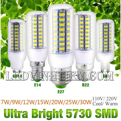 Đèn led trái bắp 15W