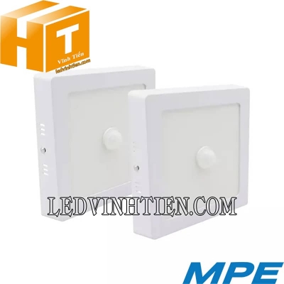 Đèn ốp nổi vuông 12W cảm biến chuyển động MPE