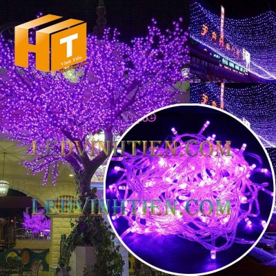 Đèn trang trí noel 5m màu tím