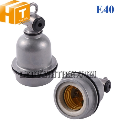 Đui Ly treo đèn E40 đui sứ vặn