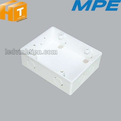 Hộp nhựa âm tường dùng cho mặt đơn A157N