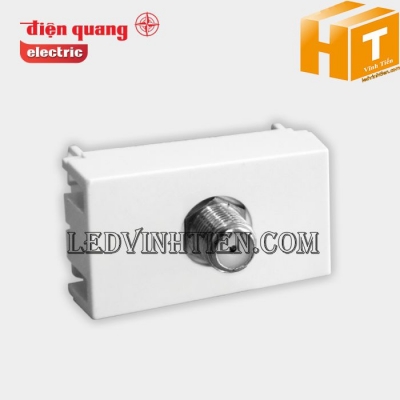 Ổ cắm cáp tivi ĐQ IW1 TVO W Điện Quang