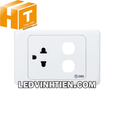 Ổ cắm đơn 3 chấu 2 lỗ S9UEXX Sino Vanlock