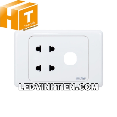 Ổ cắm kép 2 chấu 1 lỗ S9U2X Sino Vanlock